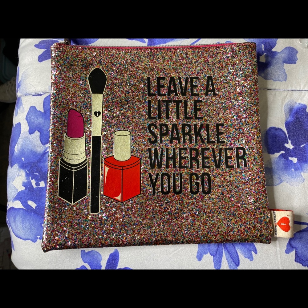 Glitter Makeup Bag